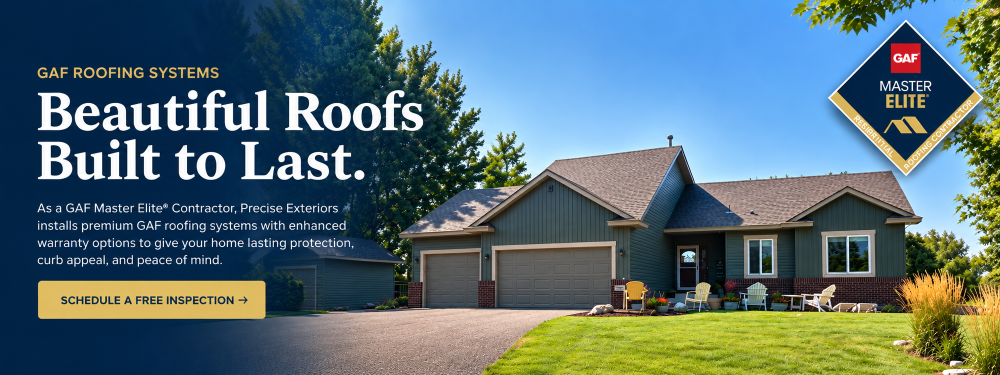 GAF roofing system -precise exteriors master elite contractor GAF roofing system -precise exteriors master elite contractor